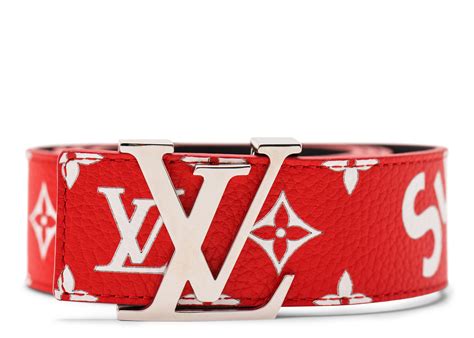 louis vuitton red supreme bag|louis vuitton x supreme belt.